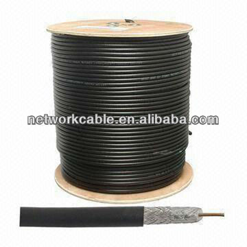 RG6 Coaxial cable with solid PE dielectric, Use for CCTV/MATV